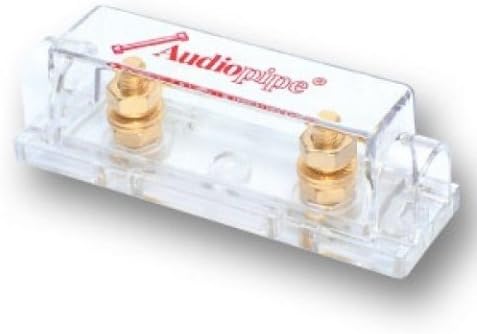 Audiopipe Heavy Duty Anl Fuse Holder Block CQ-1100 and 2 ANL 300 Amp Blade Fuses
