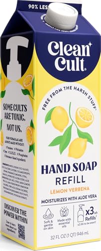Cleancult Liquid Hand Soap Refill - Lemon Verbena - Moisturi...