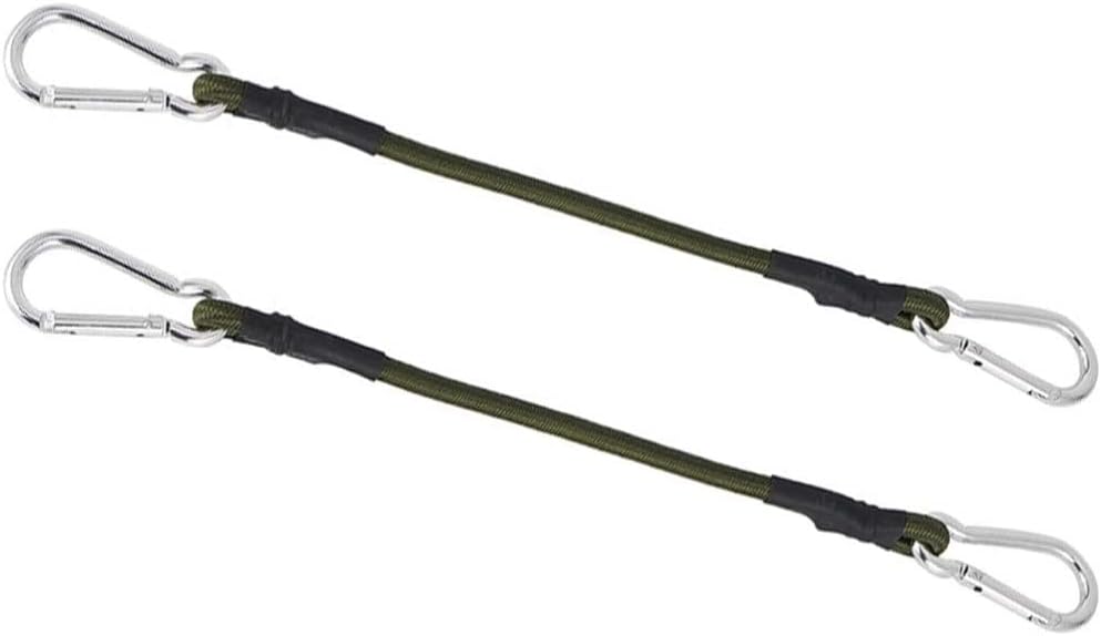 2 pieces sturdy bungee cord mini bungee rope lashing straps 36 cm bungee cord with snap hook for camping luggage travel