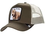 pitbull dog Pflegehinweise: Nicht waschen Goorin Bros. Trucker Cap Pitbull Oliv Grey, Size:ONE Size