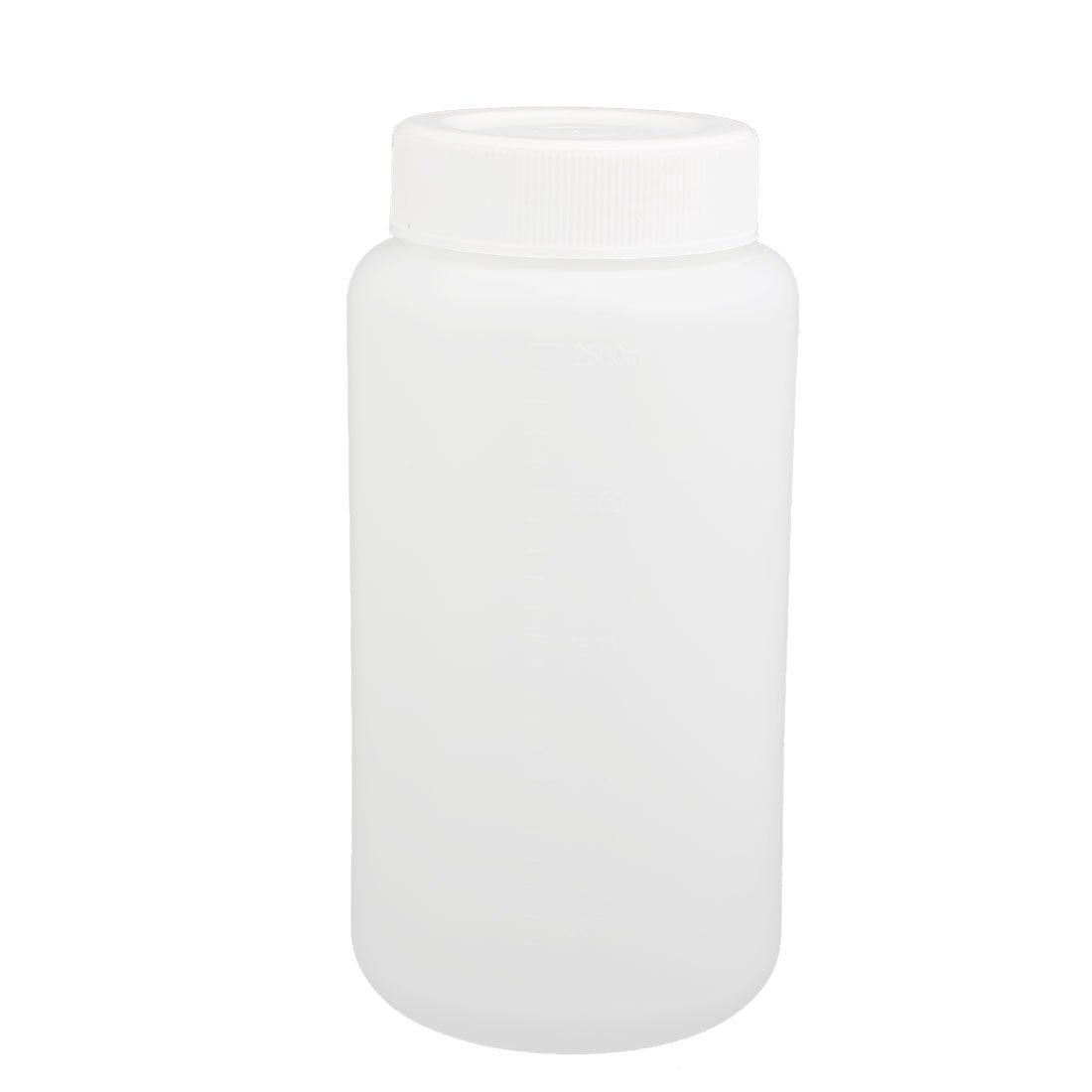 Aexit 130mm Dia gauge 260mm Height 2500ml HDPE Plastic Round Bottle Clear