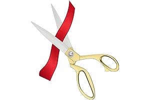 10.5" Ribbon Cutting Scissors for Opening Ceremony