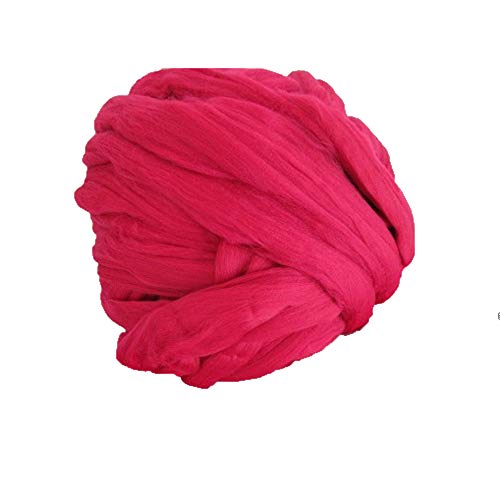 Giant Bulky Big Yarn Red Chunky Knit Yarn Bulky Wool Yarn Super Soft Chunky Yarn 1kg/2.2lbs Super Bulky Yarns Super Chunky Vegan Yarn