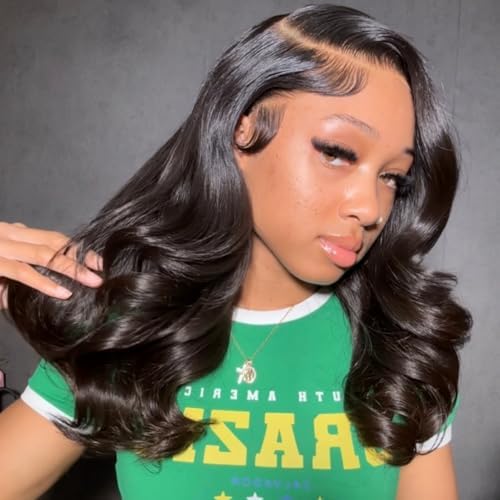 Amazon.com : Wiggins 250 Density Body Wave Side Part Layered Wig Human ...