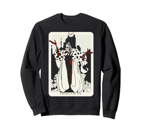 Sweat Disney Cruella De Vil affichez votre passion pour la mode et les souvenirs d'enfance