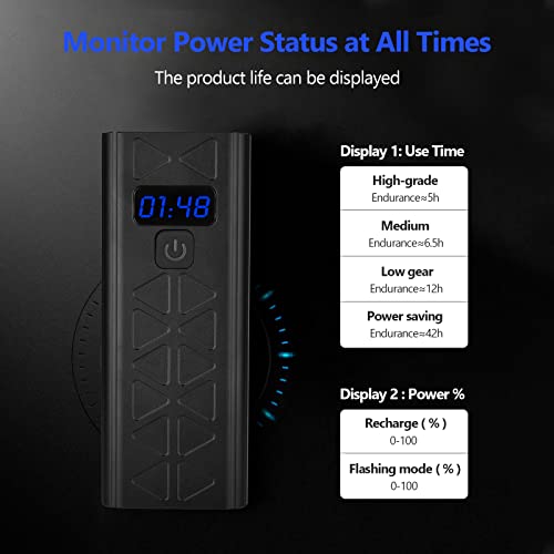 Luces para Bicicletas Led 8000 Lumen, 9600 MAh Luz Delantera Bicicleta USB Recargable, Impermeabile IXP6 Luz Trasera Bicicleta Aplicar para Bicicletas de Carretera y de Montaña - imagen 9