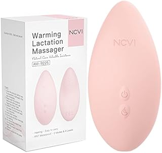 NCVI Warming Lactation Massager,8 Mode&Heating ，Breastfeeding Support for Clogged Ducts，Mastitis, Improve Milk Flow