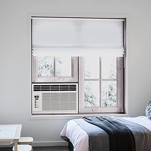 YoleShy Window Air Conditioner Foam Tape 2 Pcs 1 Inch Wide x 1 Inch Thick Weather Stripping Door Seal Strip for Insulation, Weatherstrip, Gap Blocker,Total 13 Feet Long(6.5ft x 2 Rolls)