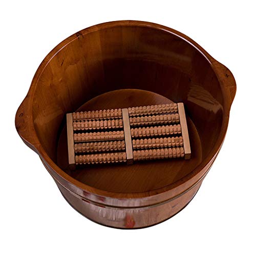Spa de pies de madera extragrande para masajes y pedicura miniatura 1