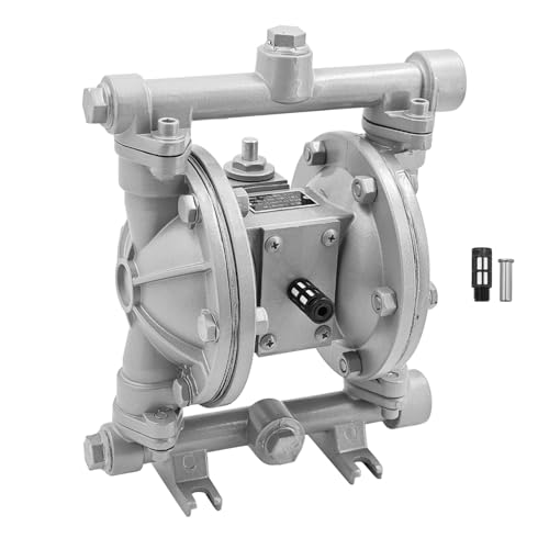 Image of Air Operated Double Diaphragm Pump 1 /2 inch Inlet /Outlet, 16 GPM | Max 115PSI, Pneumatic Waste Oil Transfer Pump 60 LPM,Replace#DP34-001