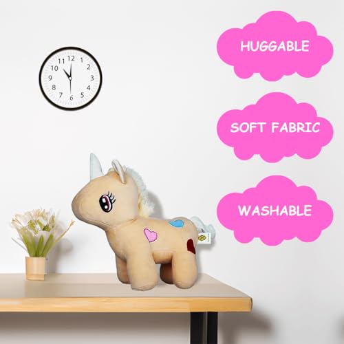 Image of Goldenhub Unicorn Standing Soft Plush Toys for Kids