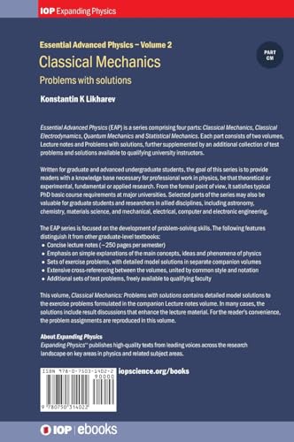 Essential Advanced Physics: Classical Mechanics Problems with Solutions (Volume 2) - Image 2