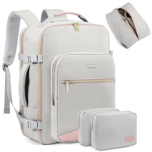 LOVEVOOK 40L Travel Backpack for Women Men,Waterproof Airline Approved Carry