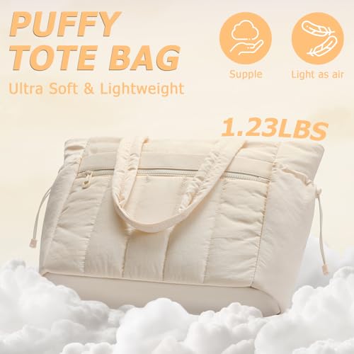 Bolso Tote para mujer, ligero y acolchonado con compartimentos miniatura 4