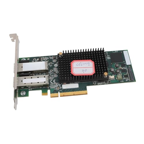 POCREATION PCIe Network Adapter, Dual Port SFP Converged Network Card with Fast Data Exchange for PC Server Data Center High Performance Computing miniatura 1