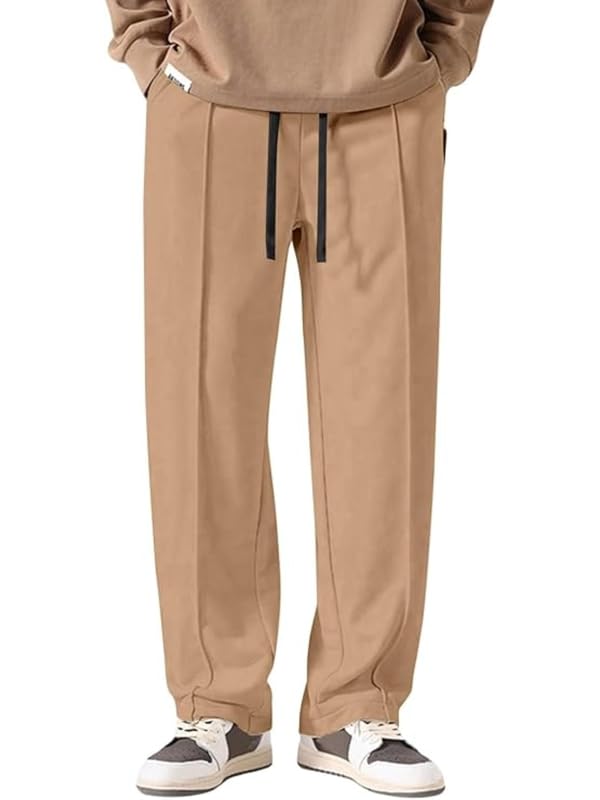 Image of NoseQueen Men's Cargo Trousers | Stretchable Formal Men Trousers | Polycotton Knitted Fabric Pant for Man | Stylish Slim Fit Men's Trouser for Men
