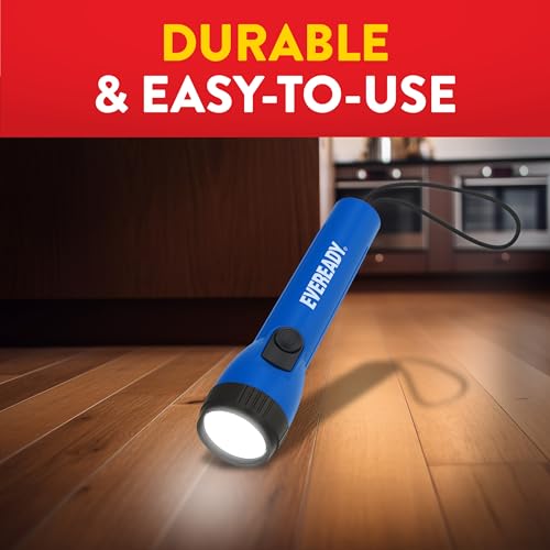 Image of EVEREADY LED Flashlights (8-Pack), Bright Flashlights for Emergencies and Camping Gear, Flash Light with AA Batteries Included, Red /Blue (8-Pack)