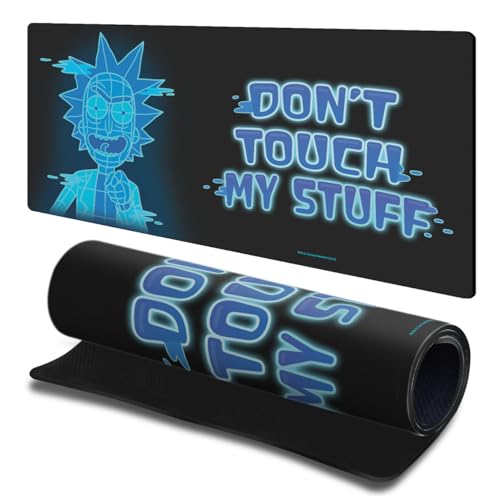 Tapis de souris de jeu grand format Rick and Morty pour clavier d'ordinateur