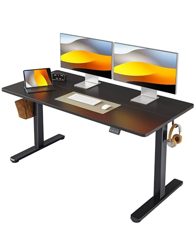 FEZIBO Electric Standing Desk Adjustable Height, 55 x 24 Inch Sit...