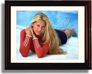 Anna Kournikova Autograph Promo Print - Framed Print