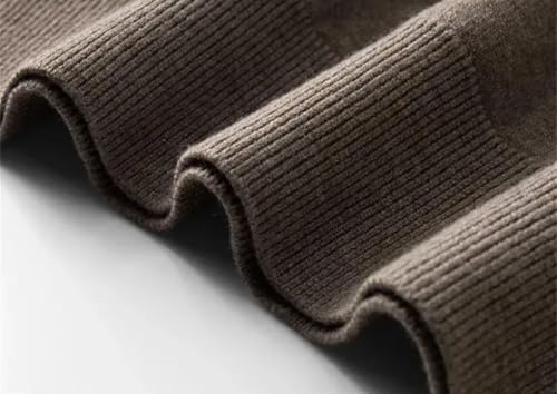 Men's Solid Color Casual Round Neck Simple Large Size Classic Lazy Style Long Sleeve Sweater4