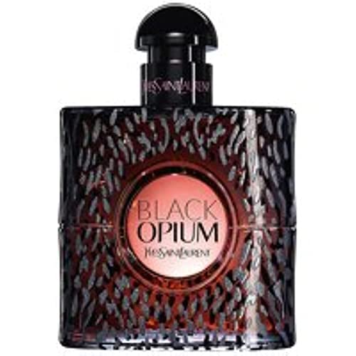 Yves Saint Laurent Black Opium 1.6 Oz Eau de Parfum Spray - Wild Edition Bottle Design