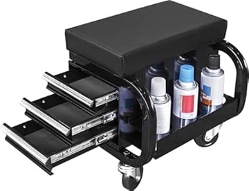 creeper seat with drawers