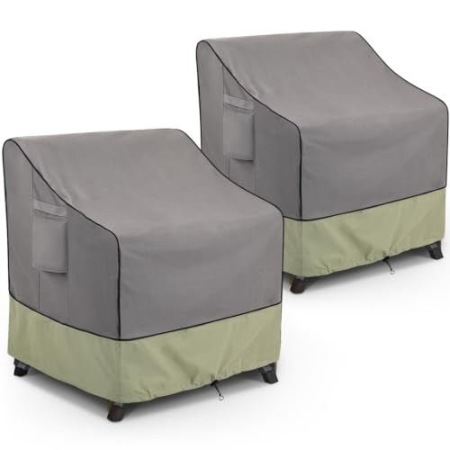 KylinLucky Outdoor Patio chair Covers 2 Pack 32 x 37 x 36 inch Waterproof