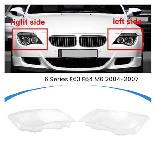 Remplacement lentille de phare BMW Série 6 E63 E64 pour rénovation éclairage