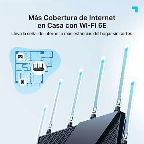 Router WiFi 6E TP-Link Archer AXE75 triple banda AX5400 con CPU Quad-Core 6