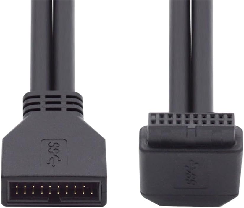 NFHK Dual USB 3.0 A Type Female To Motherboard 20/19 Pin Box Header