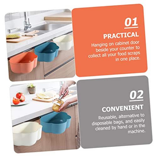 Set de 3 botes de basura colgantes para cocina miniatura 2