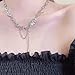 Buyongwant Irregular Necklace for Women Y2k Zircon Splice Necklace Collar Chain Hip Hop High Grade Fashion 17.7 Inch