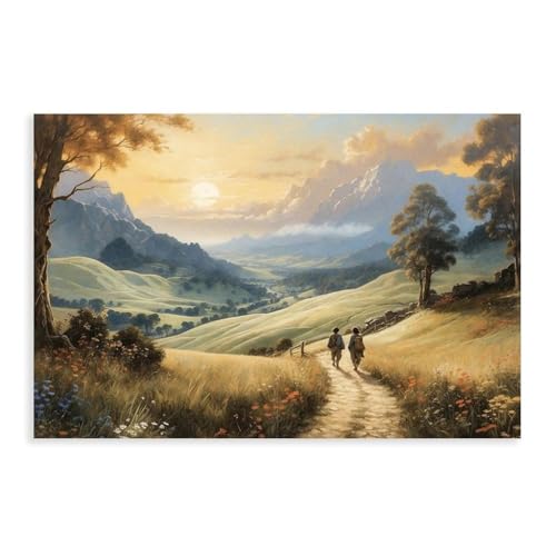 The Shire Poster toile contre les murs vides grand format 60x90cm décoration chambre à coucher