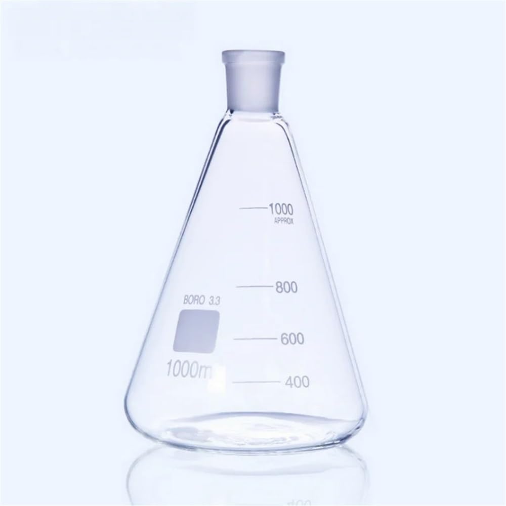 Attrezzature e forniture di laboratorio 1 pallone da laboratorio in vetro borosilicato alto 25 ml a 2000 con bocca standard 19#, 24 e 29