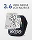 Sinocare Blutdruckmessgerät Oberarm für zu Hause, Blood Pressure Monitor, einfache und hochpräzise Handhabung, 2x99 Speicher, Manschette 22-42cm