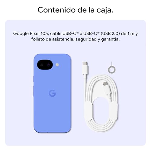Google Pixel 10a - 7 años de Pixel Drops, más de 30 Horas de batería, Asistente de Cámara, Gemini Live, Seguridad de Pixel - Obsidiana, 256GB - imagen 10
