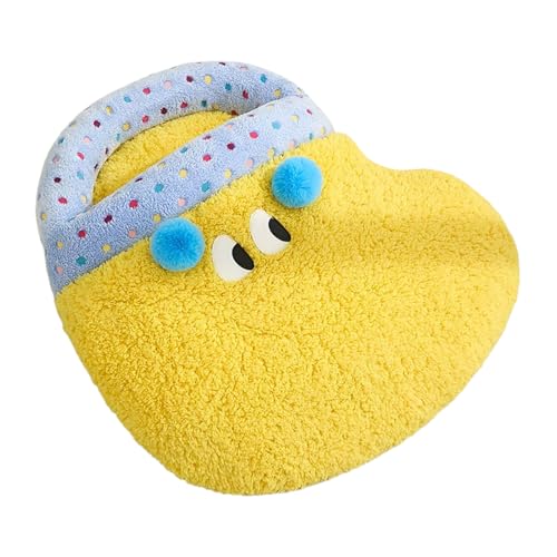 Cama para gatos cueva, acogedora y cálida cama para perros - Muebles para mascotas cerrados de felpa, para interior y exterior, suelo, viajes, balcón, salón, apartamento, esquina, oficina, hogar