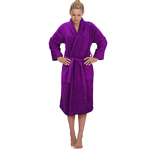 Peignoir femme violet Star and Stripes pour vos matins cocooning