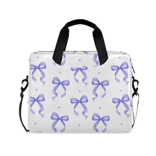 Funda para portátil ALAZA con patrón de lazo morado 13-15.6 pulg miniatura 1