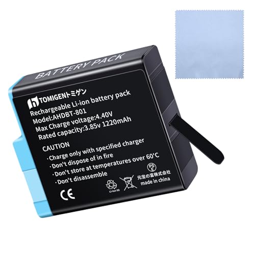 Go Pro�Ή� GoPro HERO 8 GoPro HERO 7 GoPro HERO 6 GoPro HERO 5 Black GoPro HERO 2018 GoPro HERO 8 Black ��p�݊��o�b�e���[ - 3.85V�A1220mAh 