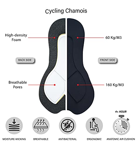 Image of Triumph Men's Cycling Shorts with Foam Padded. These Biking Half Pants are The Most Important Bikes Accessories for Boys /Men Cycling Enthusiasts. Dress Yourself with The Leader in Cycling Clothes