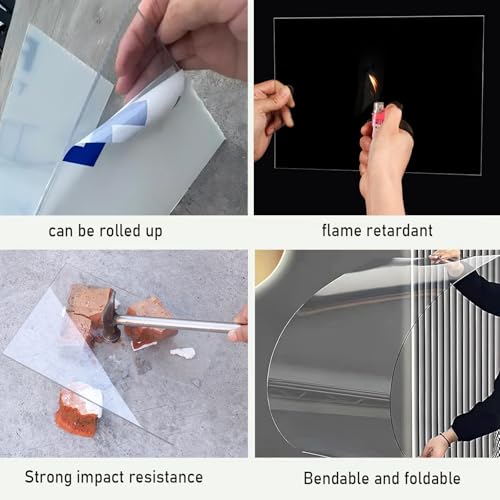 Auvent Fenêtre Polycarbonate Bleu 6x16.4ft pour Porte - 6