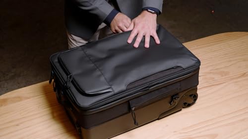 Taskin Aviator | Upright 2 Wheel Expandable Carry on Luggage | Carry On 22-Inch | Detachable Device Sleeve | Airline Approved Dimensions4