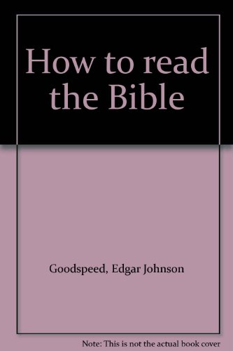 How to read the Bible B00005XHAG Book Cover