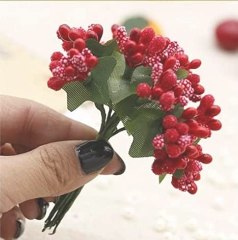 Shriji Artificial Plastic Flower for Decoration (Pollen flower's) (10)