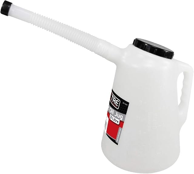 5L Measuring Jug With Pouring Spout, Lid and Cap - 5 Litre