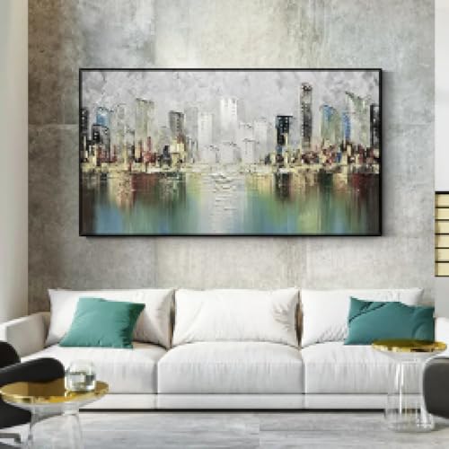 Art mural noir et blanc grand format tableau architecture encadré