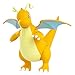 Bandai - Pokémon - Figurine Légendaire Epic Battle - Dracolosse (Dragonite) - Figurine articulée géante de 30 cm - Pokémon dragon orange et jaune - WT97696
