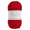 Utopia Crafts Filzwolle 100% virgin wool 50g (Cherry Red)